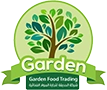 Garden Food Trading logo english with colors